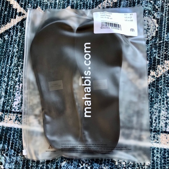 MAHABIS SOLE SKIEN BLACK REPLACEMENT SOLE CLASSIC - Picture 2 of 10